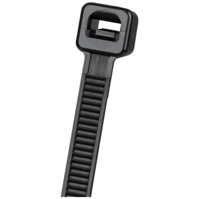 Klein Tools 450-200 Cable Ties, Zip Ties, 50-Pound Tensile Strength, 7.75-Inch, Black - Image 5