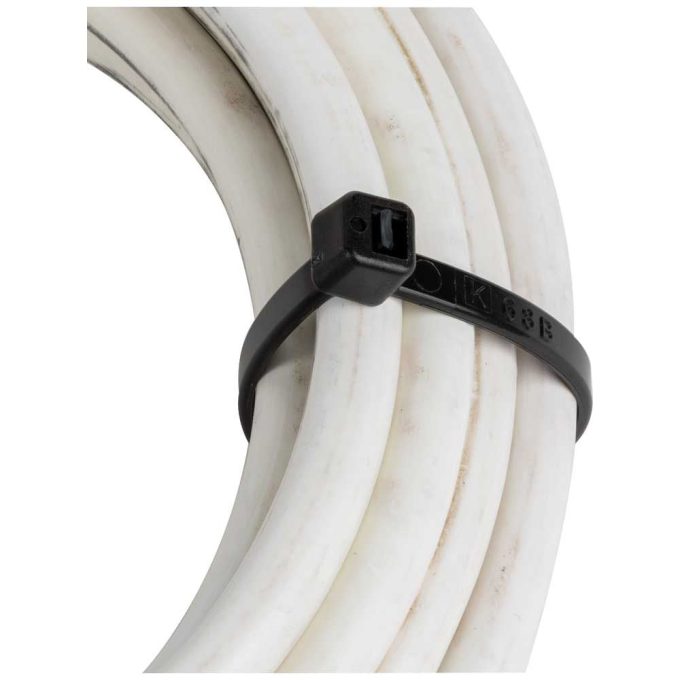 Klein Tools 450-200 Cable Ties, Zip Ties, 50-Pound Tensile Strength, 7.75-Inch, Black - Image 4