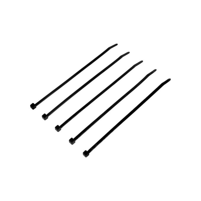Klein Tools 450-200 Cable Ties, Zip Ties, 50-Pound Tensile Strength, 7.75-Inch, Black - Image 2