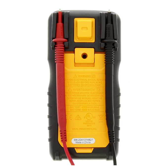 Ideal 61-337 600V Auto Range Multimeter - Image 5