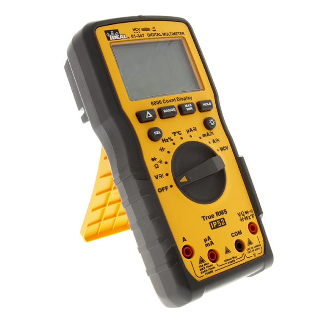 Ideal 61-347 1000V Auto Range TRMS AC-DC Multimeter - Image 3