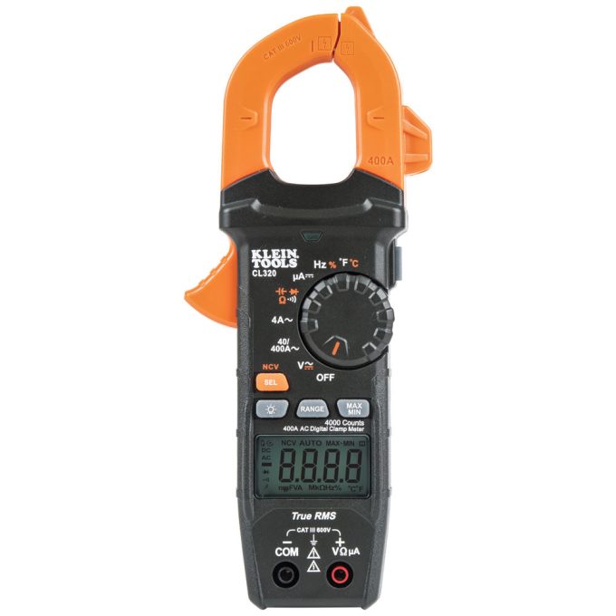 Klein Tools CL320 HVAC Digital Clamp Meter, AC Auto-Ranging 400 Amp - Image 6