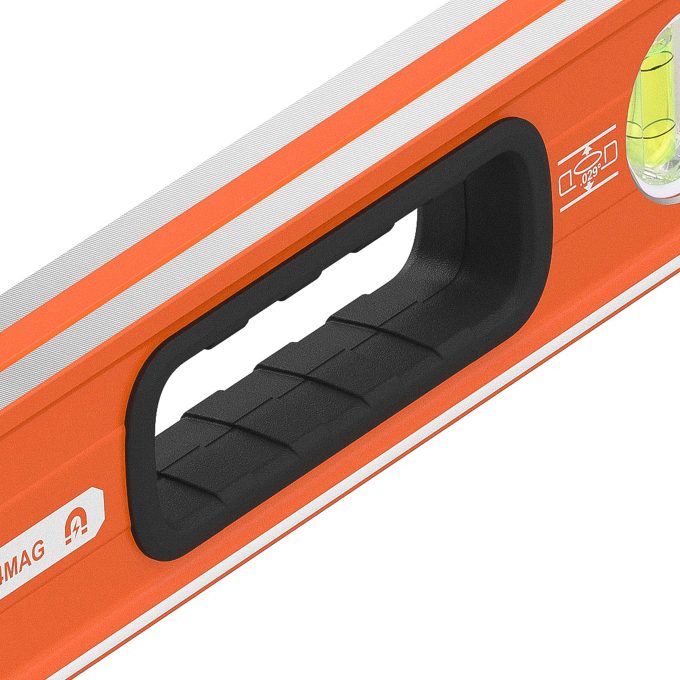 Klein Tools 93524MAG Magnetic Box Beam Level, 3 Vial, 24" - Image 8