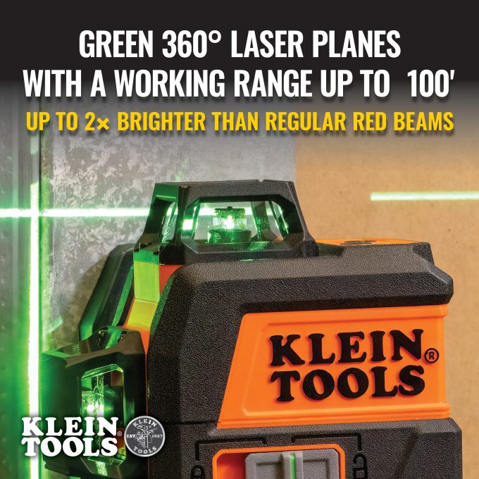 Klein Tools 93CPLG Compact Green Planer Laser Level - Image 11
