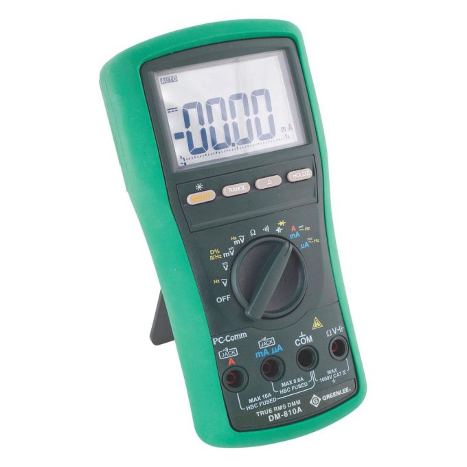 Greenlee DM-810A Digital Multimeter, TRMS, AC/DC, CAP - Image 2