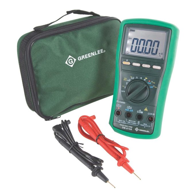 Greenlee DM-810A Digital Multimeter, TRMS, AC/DC, CAP - Image 3