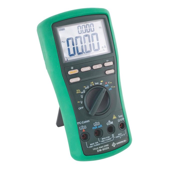 Greenlee DM-820A Digital Multimeter, TRMS, AC/DC, CAP, TEMP - Image 2