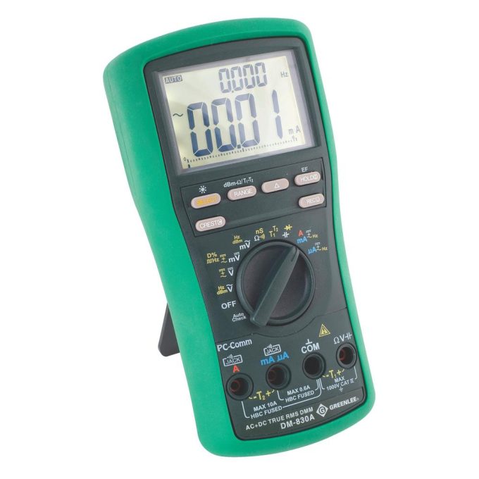 Greenlee DM-830A-C with Calibration, TRMS, AC+DC, DUALTEMP - Image 2