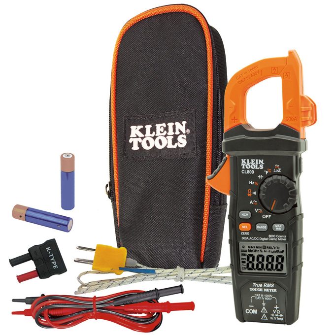 Klein Tools CL800 Digital Clamp Meter AC/DC Auto-Ranging - Image 2