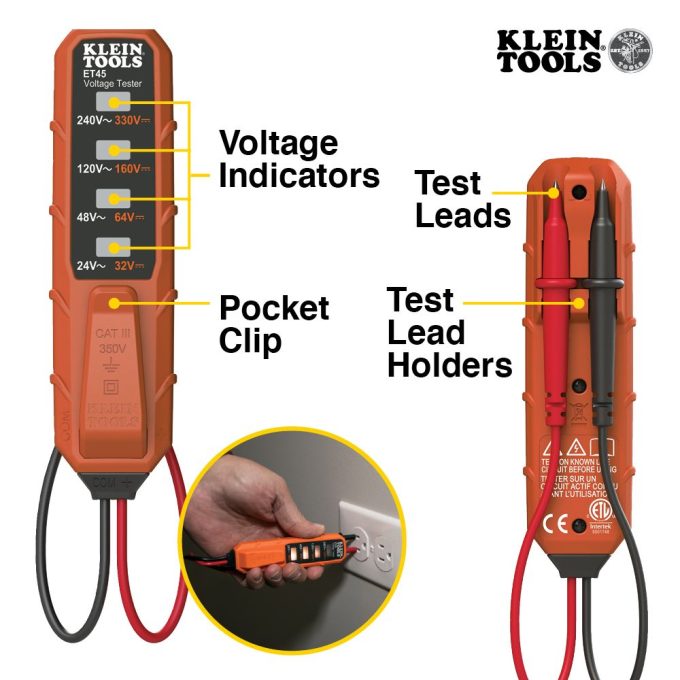 Klein Tools-NCVT3PKIT Electrical Test Kit - Image 9
