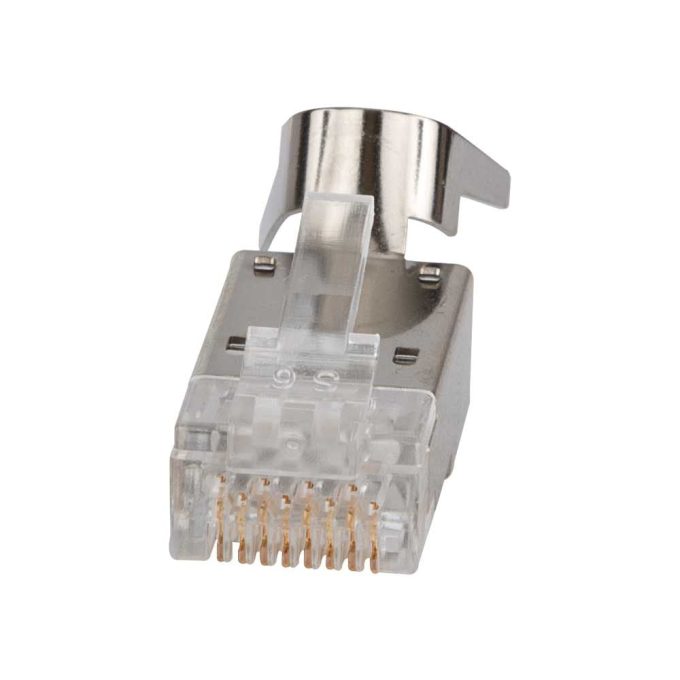 Klein Tools VDV826-705 Pass-Thru Modular Data Plugs, RJ45-CAT6A, Shielded (STP), 50-Pack - Image 5